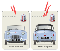 Triumph TR3 1955-57 (disc wheels) Air Freshener